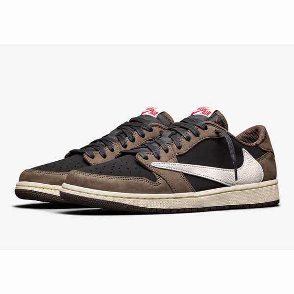 ナイキ エアージョーダン スニーカー コピー Travis Scott x  Air Jordan 1 Retro Low OG SP AW 19 2019 MochaCQ4277001